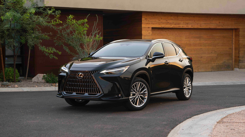 A side on shot of a 2026 Lexus NX parked
