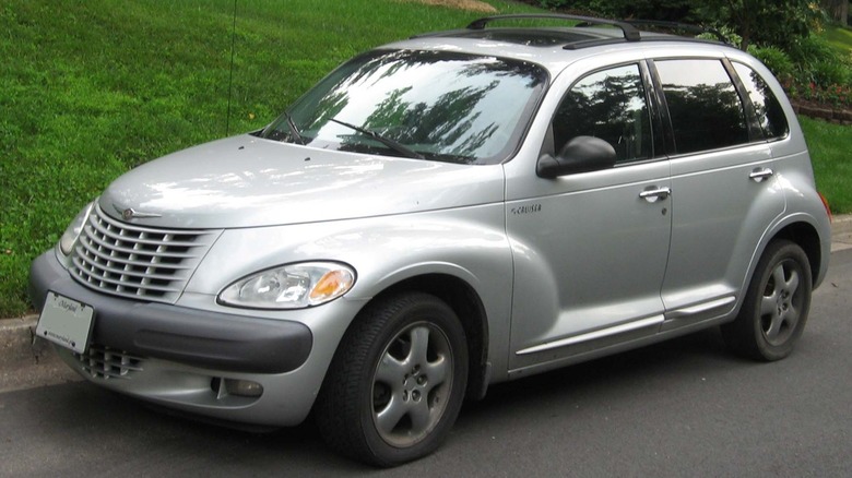 PT Cruiser on the road