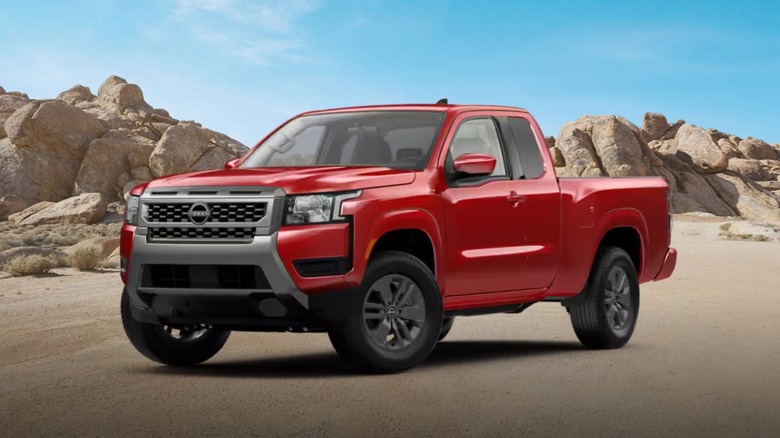 2025 Nissan Frontier SV front 3/4