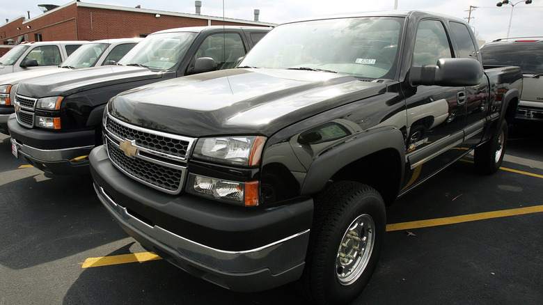 A Chevrolet Silverado truck