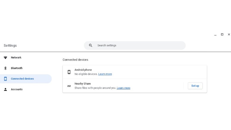 Connected Device Settings