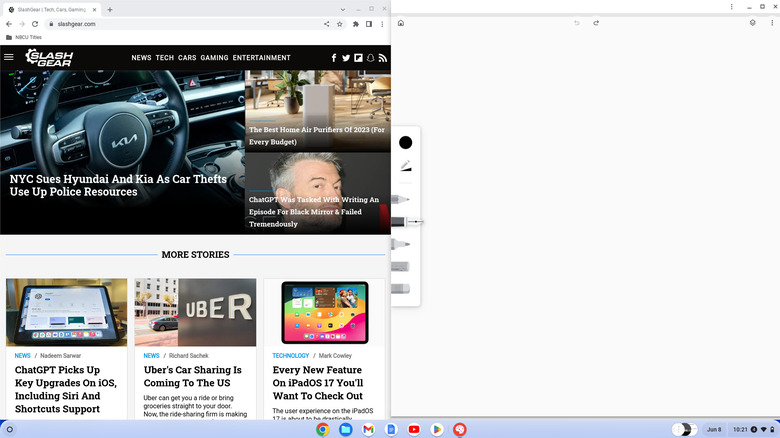 Chromebook Split Screen