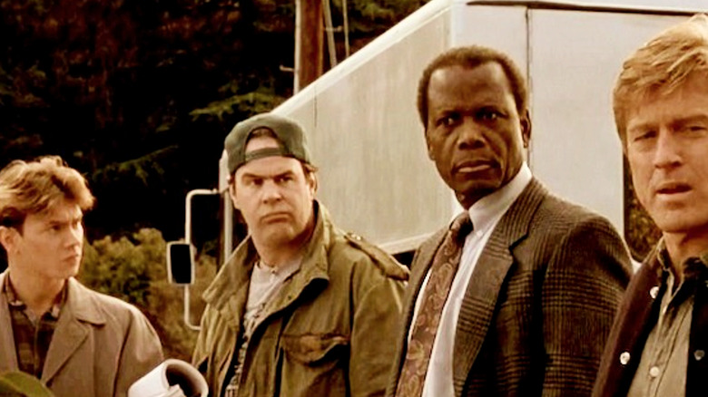 Some of the cast of Sneakers (1992)