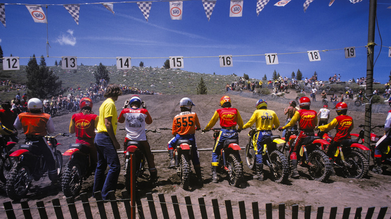 1980s dirt bike race