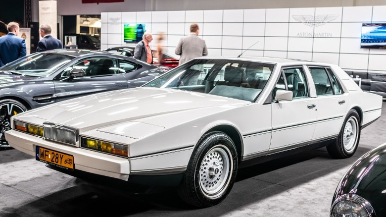Aston Martin Lagonda at car show