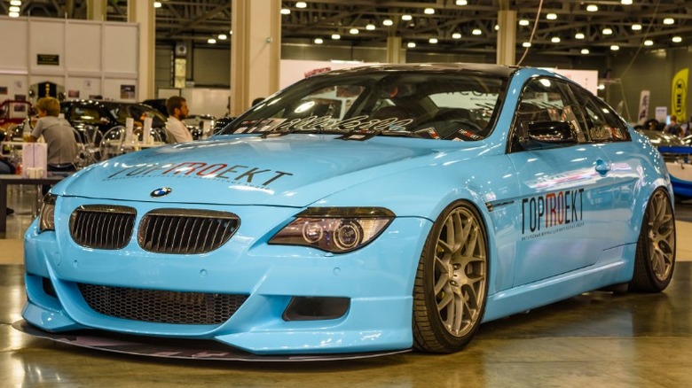 BMW M6 E64 at car show