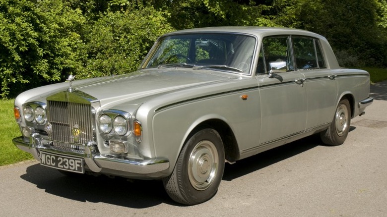 Rolls-Royce Silver Shadow parked