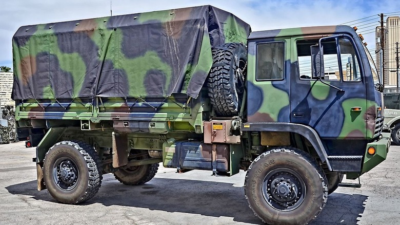 Stewart & Stevenson military 4X4 Cargo Truck