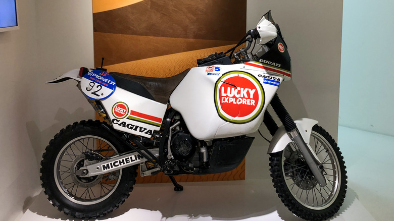 Cagiva Elefant at the Ducati Museum