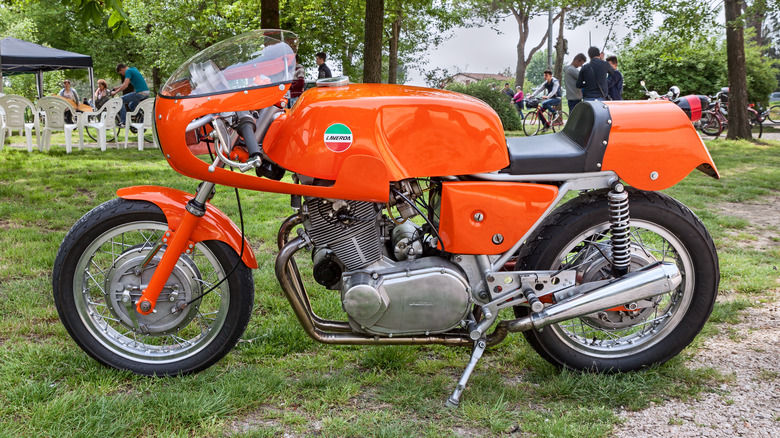 Laverda motorcycle in Italy