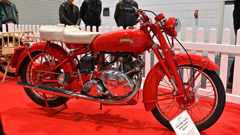 Vincent Comet at exhibition