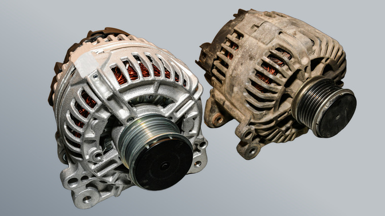 Used alternator compared to new