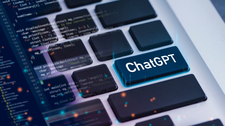 ChatGPT on laptop