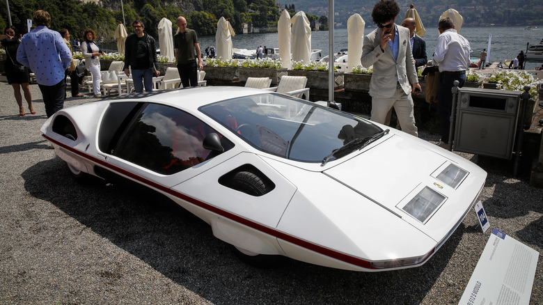 Ferrari Modulo at a concours event