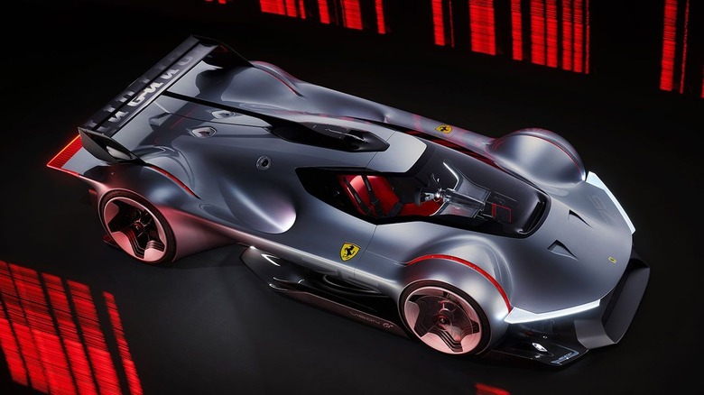 Ferrari Vision Gran Turismo from above