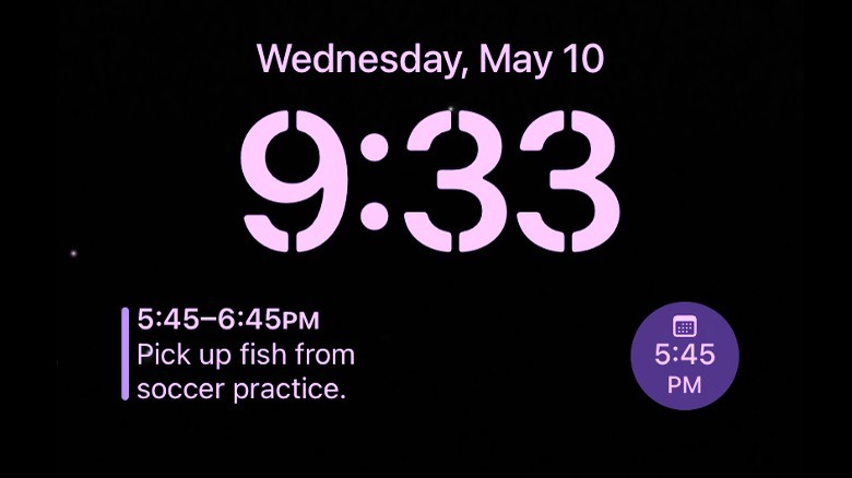 Calendar widgets for iPhone