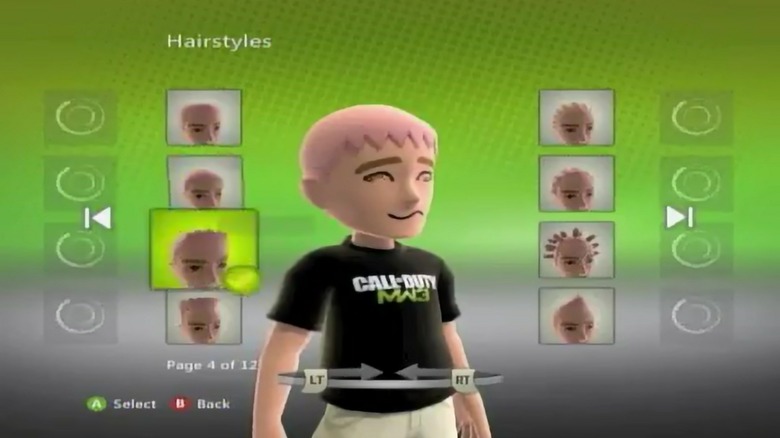 xbox 360 avatar easter egg secret hair