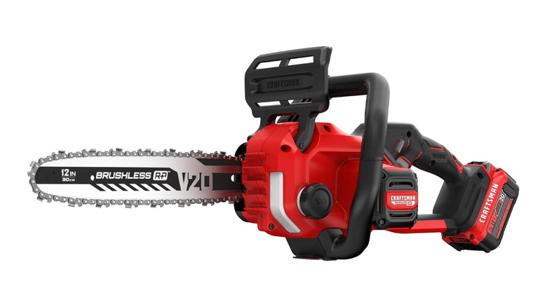 Craftsman's Brushless RP 12 Chainsaw on a white background
