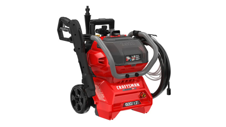 Craftsman's cordless, brushless RP Cold Water Pressure Washer on a white background