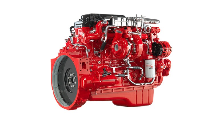 A product image of the Cummins 6.7-liter turbo diesel engine