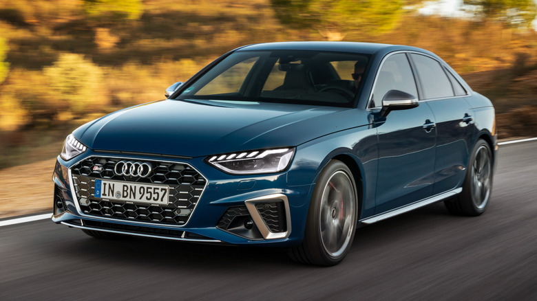 Audi S4 TDI at speed