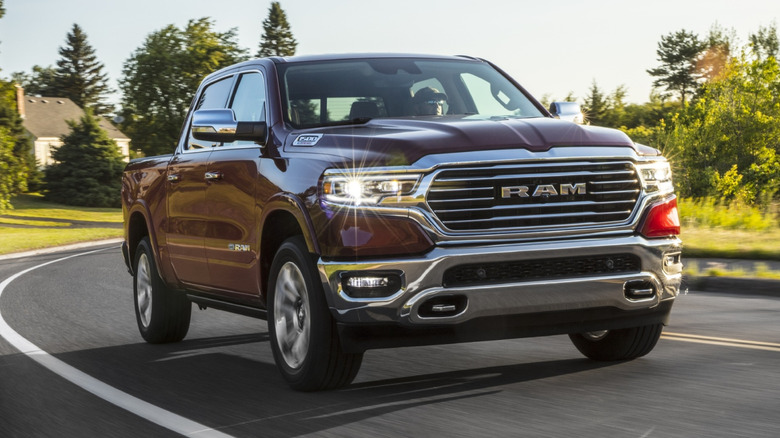 2023 Ram 1500 Longhorn EcoDiesel at sunrise