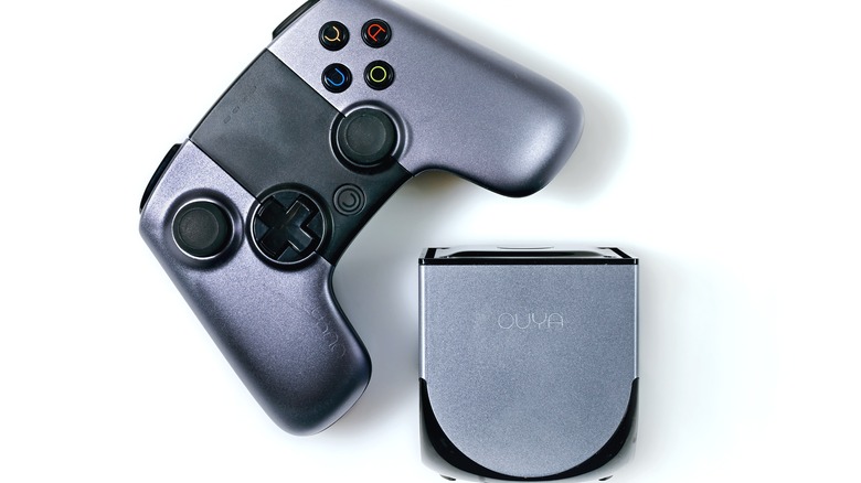 Ouya console and controller