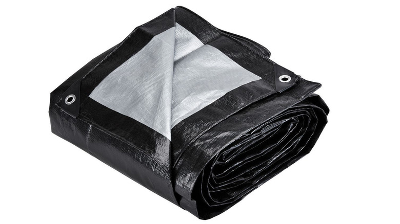 A 12 ft. x 20 ft. Extreme-Duty Weather-Resistant Tarp