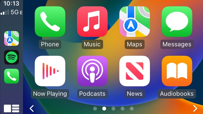 Apple CarPlay Dashboard