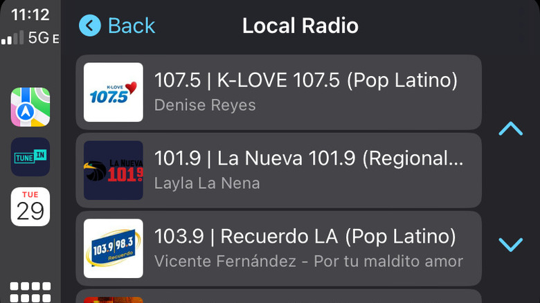 TuneIn Radio on CarPlay