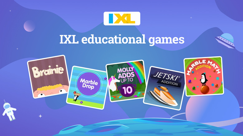 an IXL page of games