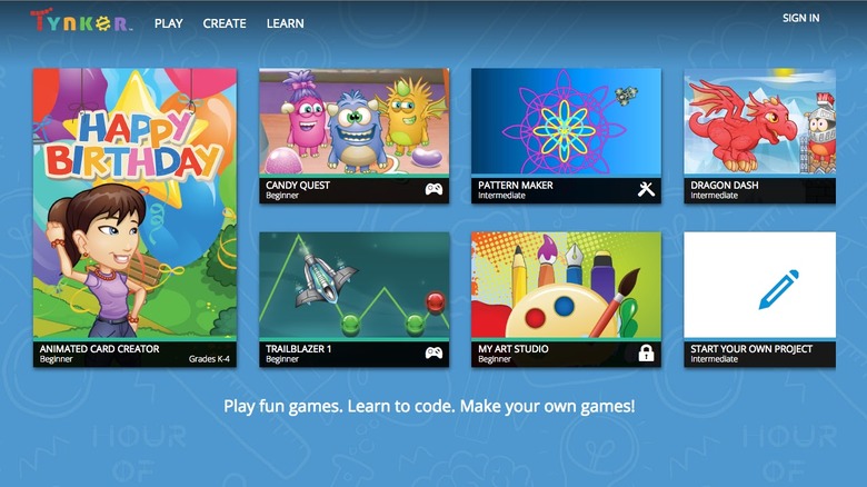 games on Tynker