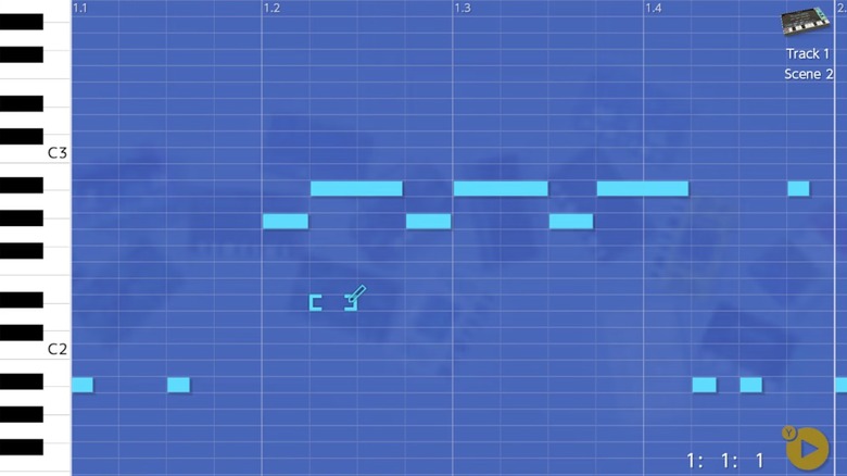 KORG Gadget app in use