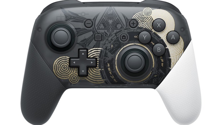 nintendo switch pro controller tears of the kingdom edition