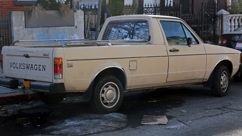 VW Rabbit Pickup rear 3/4