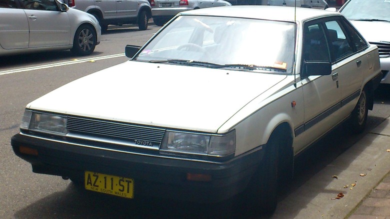 1985 Toyota Camry parked on the street
