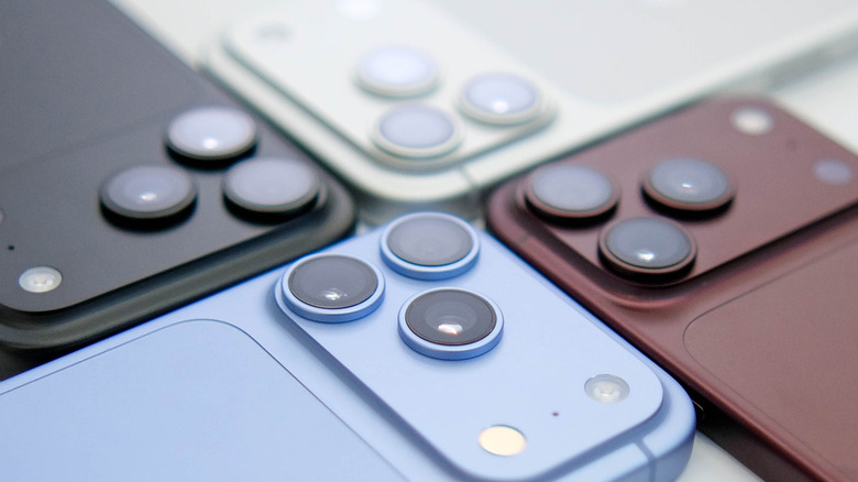 Four color options of the iPhone 18 Pro