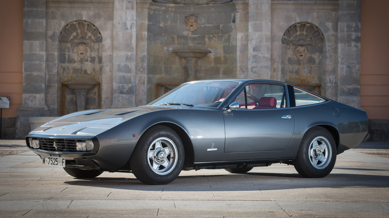 Ferrari 365 GTC/4 on display