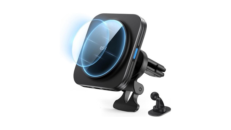 ESR MagSafe car mount with wireless charger