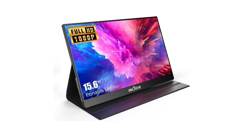 InnoView 15.6-inch portable monitor with stand