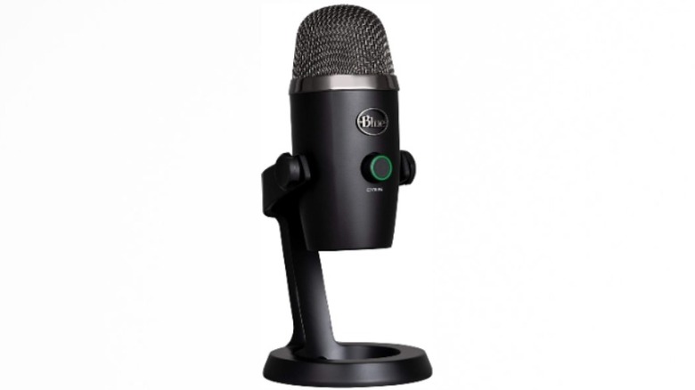 Blue Yeti Nano against a white background