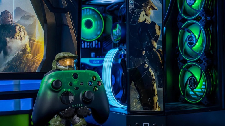 exg pro cable guy halo infinite master chief controller holder
