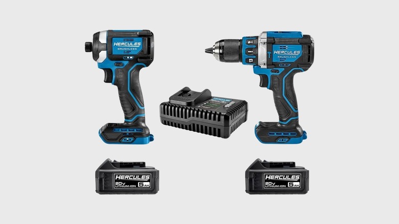 Hercules 20V Hammer Drill and Impact Driver Tool Kit