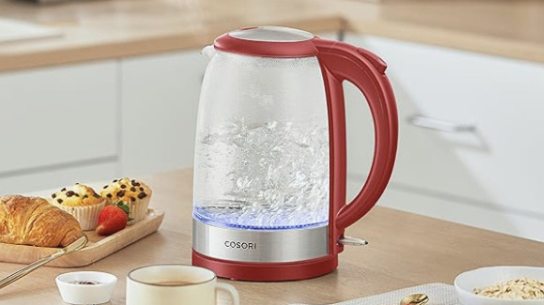 Cosori Electric Kettle on display