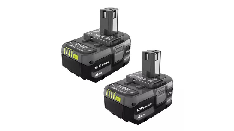 Two ONE+ 18V Lithium-Ion 4.0 Ah Batteries