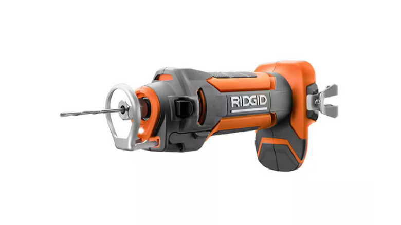 The cordless Drywall Cut-Out Tool from Ridgid