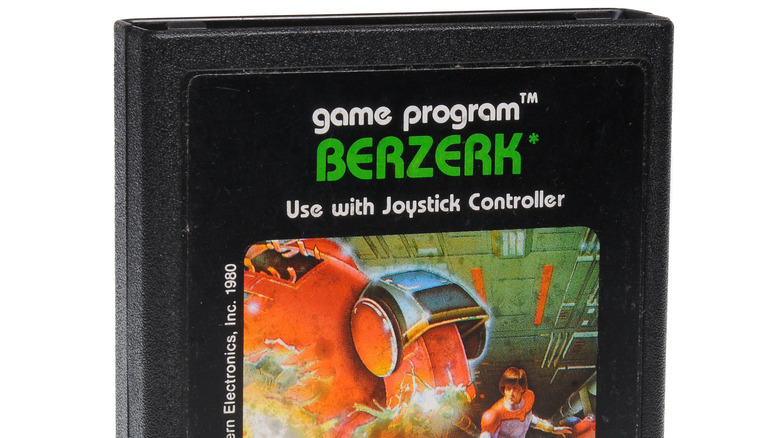 Berzerk console game cartridge