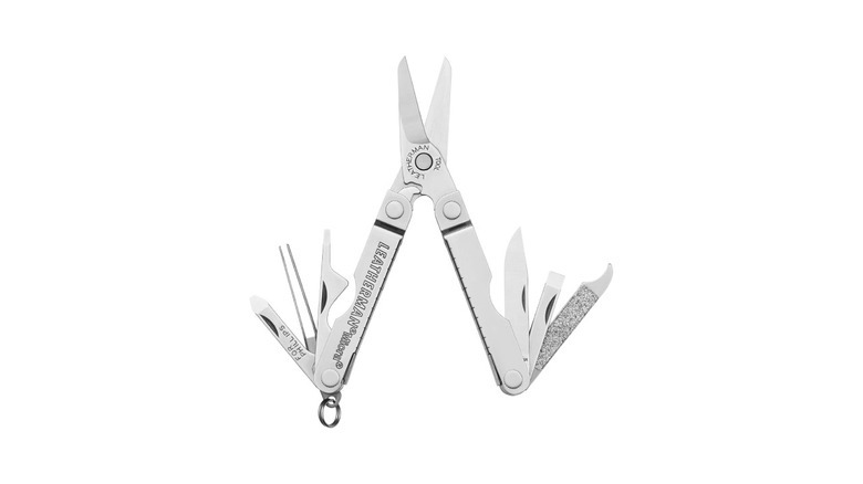 Leatherman Micra keychain with grooming tools