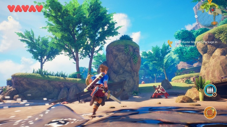 Oceanhorn 2 gameplay still