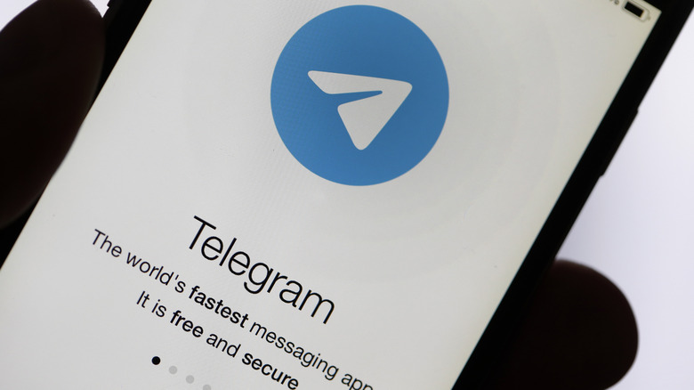 Telegram app on iPhone